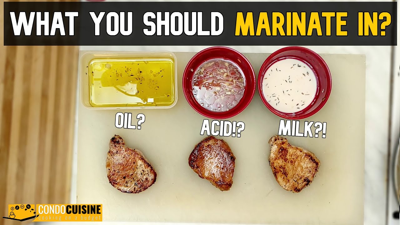 How to MARINATE 3 ways + Should I put salt in my marinade?