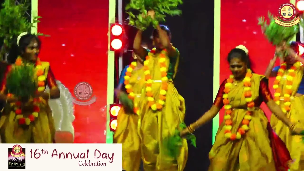 IX-X STD Students Devotional Songs Girls Folk Dance Performance| THE NAVODAYA ACADEMY SR SEC SCHOOL