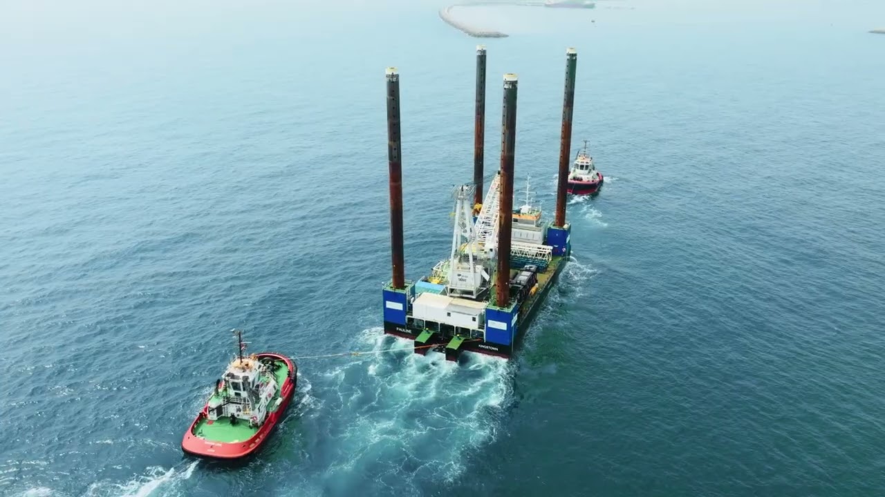 Arrival of Offshore Platform “Pauline” for the Marsa LNG Jetty Project