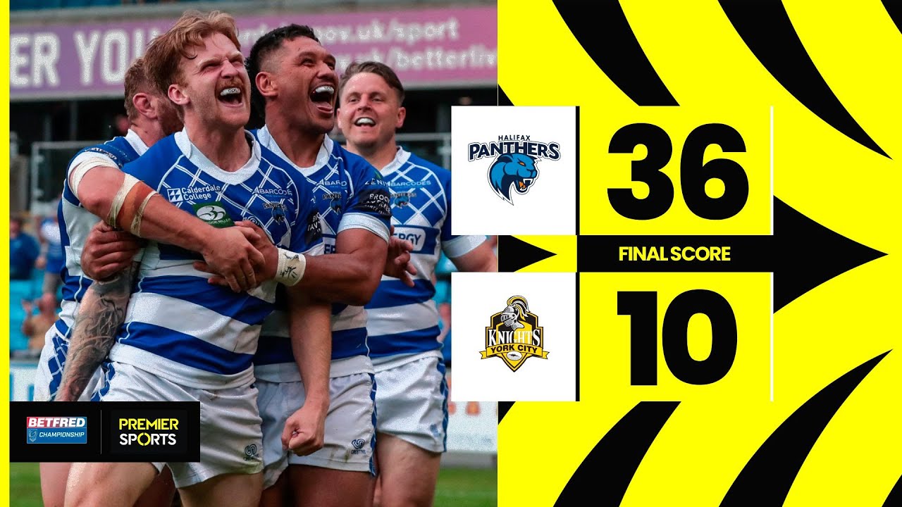 Halifax Panthers vs York City Knights - Highlights from Betfred Championship