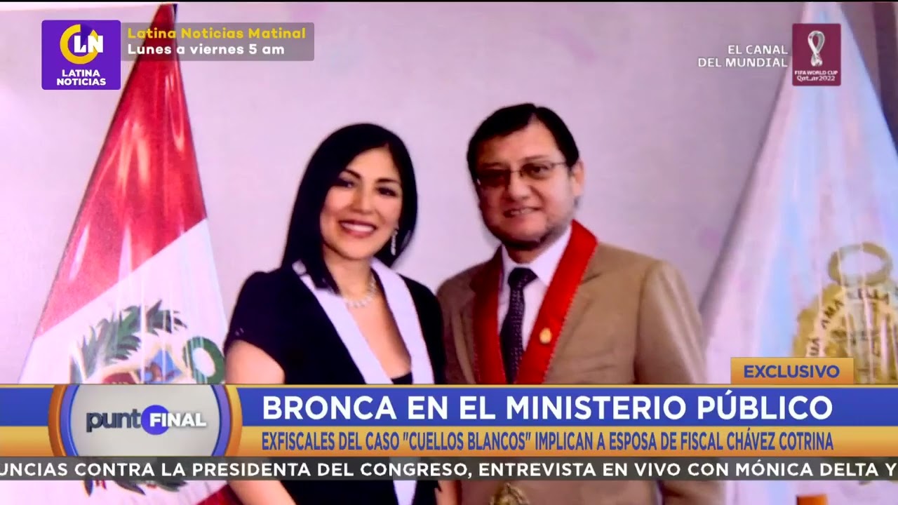 Exfiscales del caso "Cuellos Blancos" implican a esposa de fiscal Jorge Chávez Cotrina