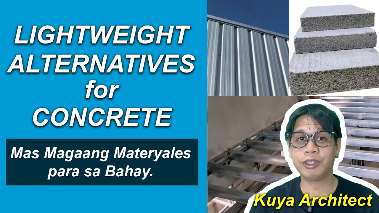 LIGHTWEIGHT MATERIALS PARA SA BAHAY . Concrete Alternatives #earthquakecebu  #davaoearthquake
