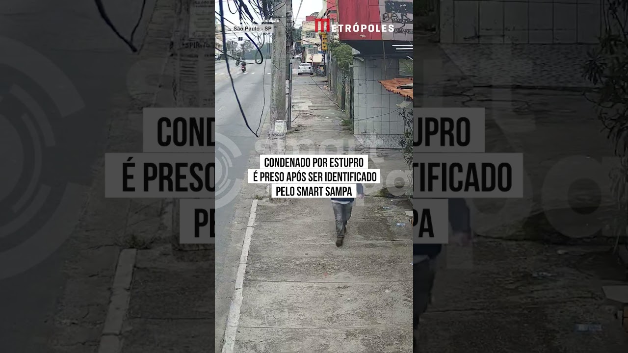 Condenado por estupro &eacute; preso ap&oacute;s ser identificado pelo Smart Sampa