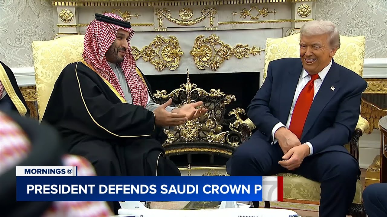 President Trump defends Saudi Arabia's MBS after Mary Bruce raises Khashoggi killing question