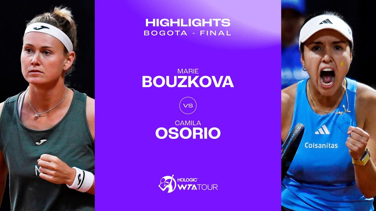 Marie Bouzkova vs. Camila Osorio | 2024 Bogota Final | WTA Match Highlights