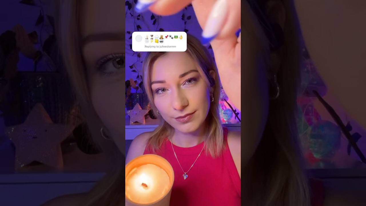 ASMR Emoji Challenge ✨ #asmr #relaxing #sleep #sleepaid #tingles #adhd