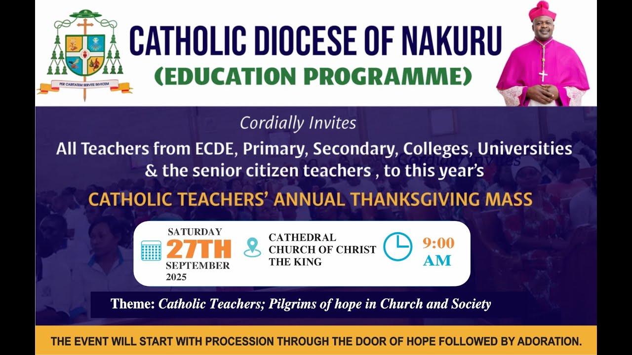 27-09-2025 | LIVE | Catholic Teachers' Annual Thanksgiving Mass.