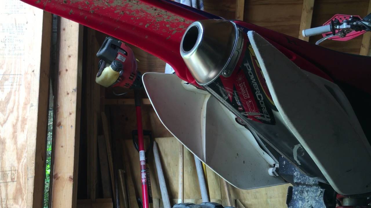 FMF powercore 4 slip on exhaust on a 2005 Crf450r