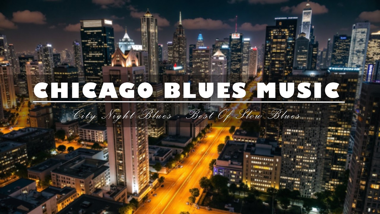 Chicago Blues Music - Best Of Slow Blues - Relaxing Whiskey Blues
