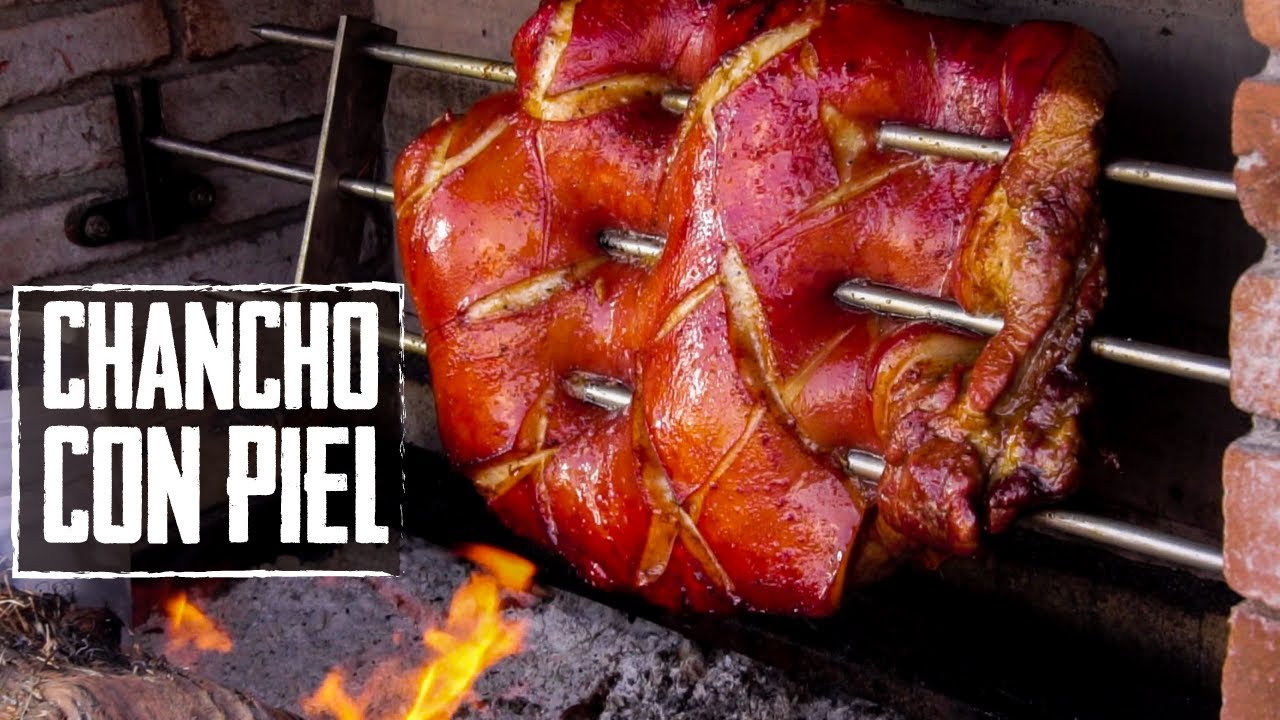 Chancho con Piel al palo - Recetas del Sur