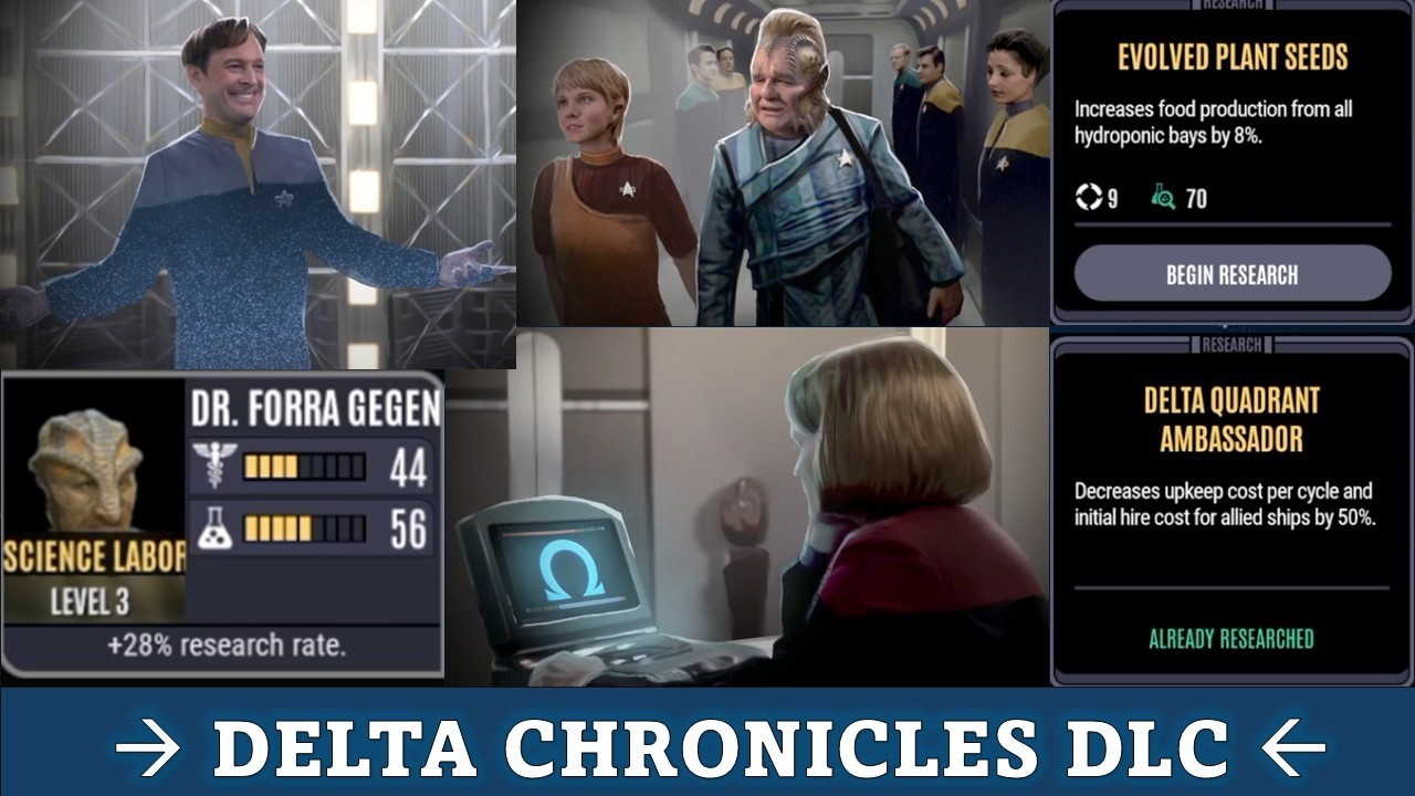 Star Trek Voyager: Across The Unknown: Скрытые персонажи и технологии &mdash; DLC Delta Chronicles