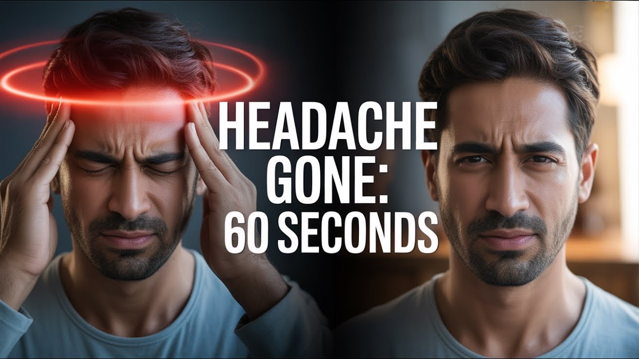 طريقة علمية تنهي الصداع في 60 ثانية (جربها بنفسك)