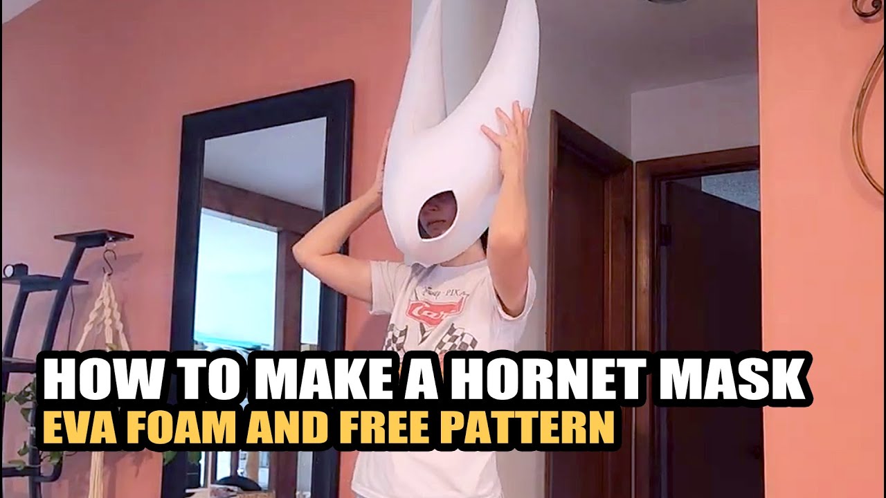 How to make a Hornet mask with EVA foam and free pattern!