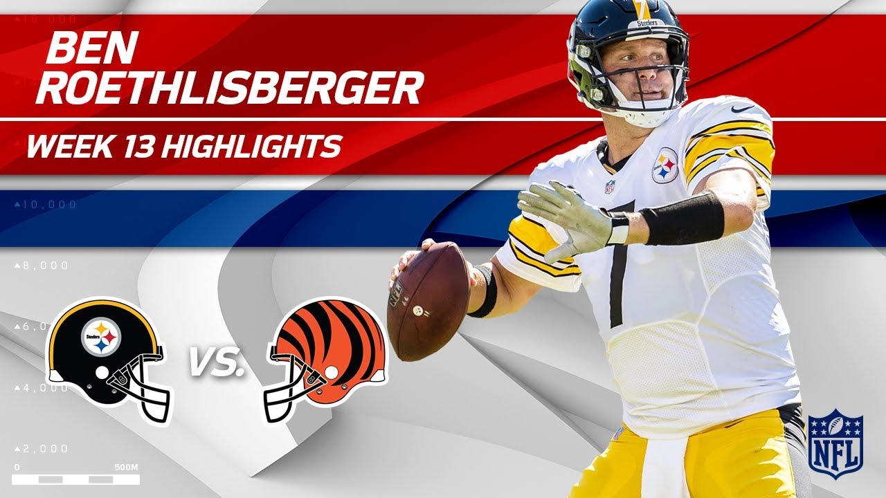 Ben Roethlisberger's 17-Pt Comeback Win vs. Cincy! | Steelers vs. Bengals | Wk 13 Player Highlights