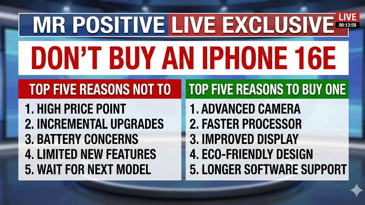 iPhone 16e should you buy this phone top 5 reasons you should buy or pass on it