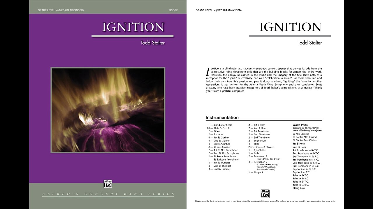 Ignition, by Todd Stalter – Score & Sound