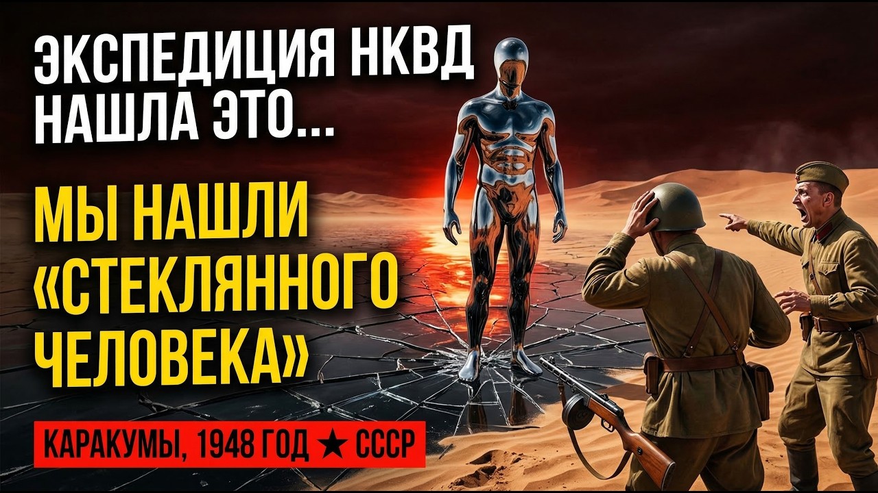 ЭКСПЕДИЦИЯ В ПУСТЫНЮ КАРАКУМЫ. Нашли «СТЕКЛЯННОГО ЧЕЛОВЕКА»
