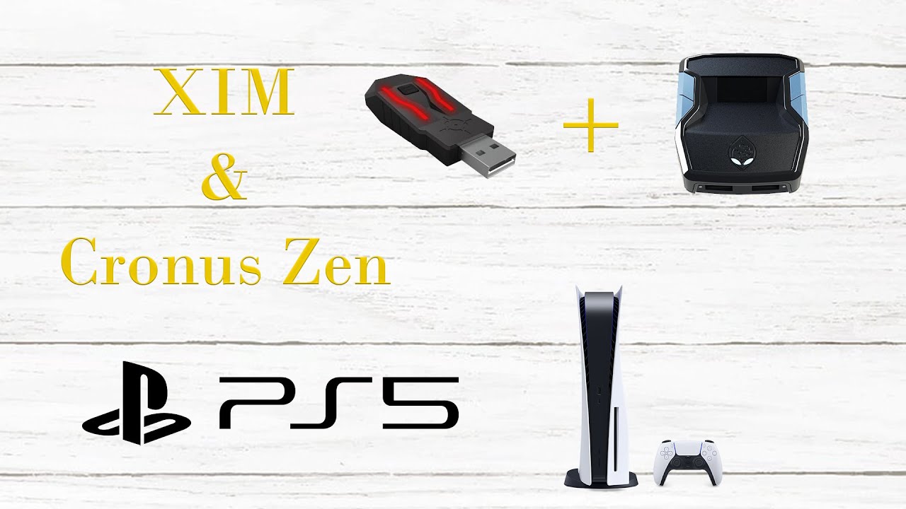 How to use Xim and Cronus on PS5 with PS5 Games (PS5 Controller Method)