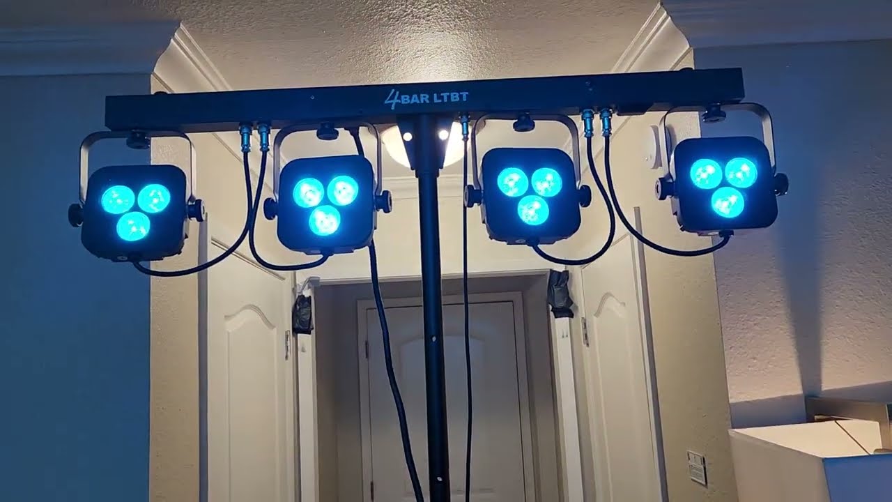 Обзор светодиодного освещения CHAUVET DJ (4BAR LT Quad BT)