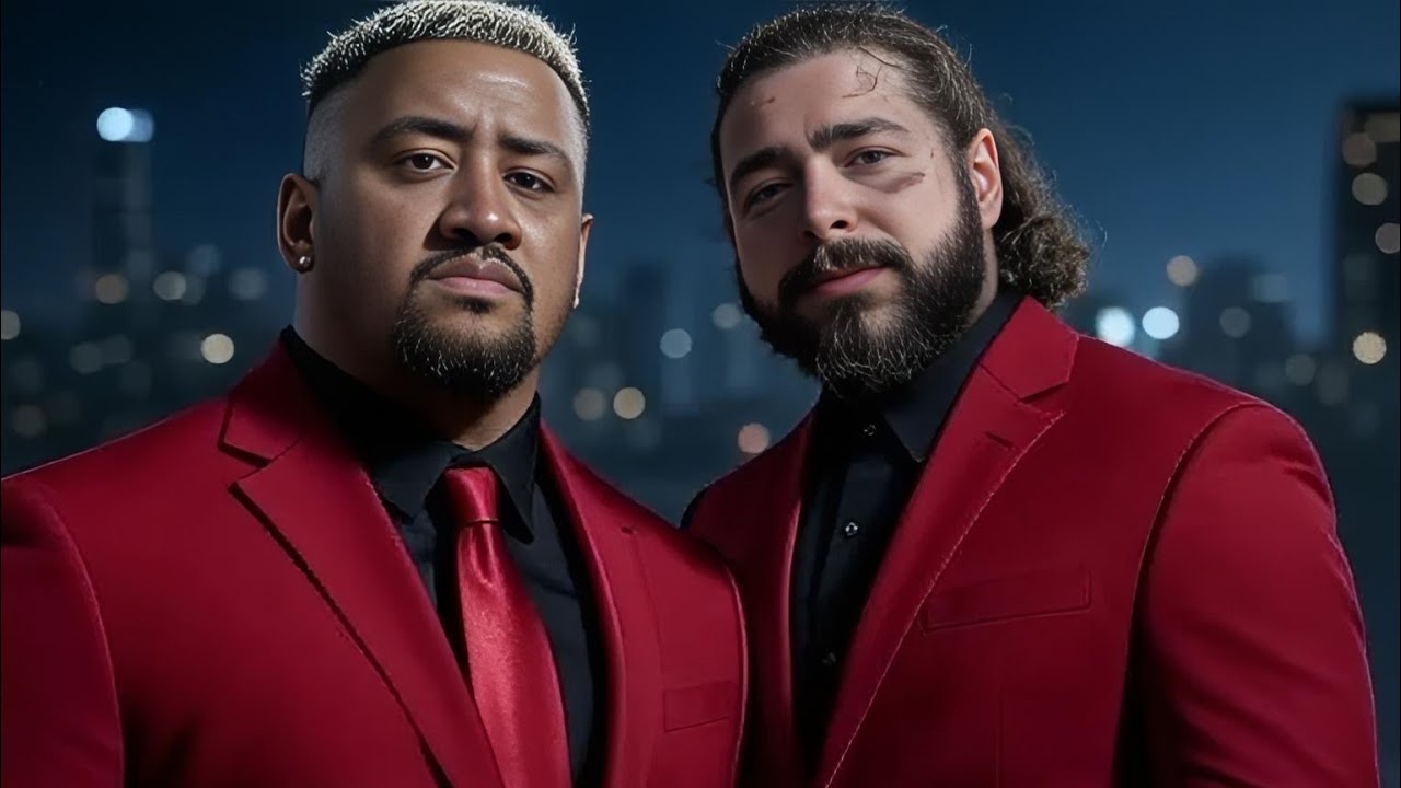 Post Malone sings Solo Sikoa’s entrance theme WWE 