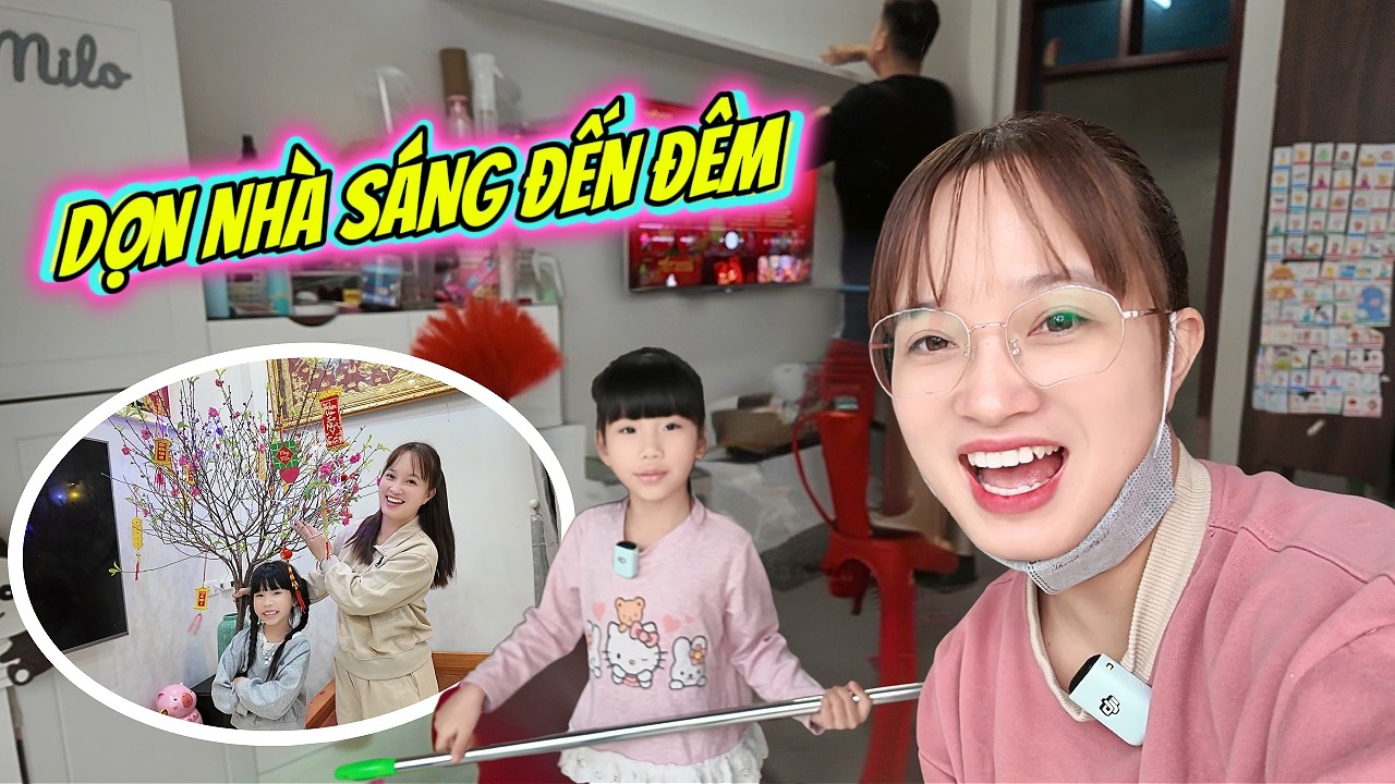 Gia Đ&igrave;nh MiMi Dọn Nh&agrave; Từ S&aacute;ng Đến Đ&ecirc;m, Gấp R&uacute;t Trang Tr&iacute; Nh&agrave; Để Kịp Về Qu&ecirc; Ăn Tết