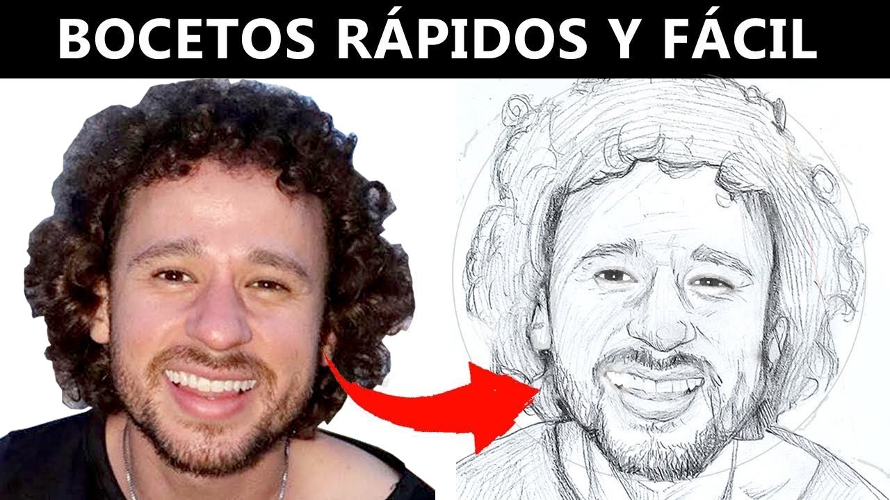 COMO DIBUJAR UN RETRATO FÁCIL Y RÁPIDO
