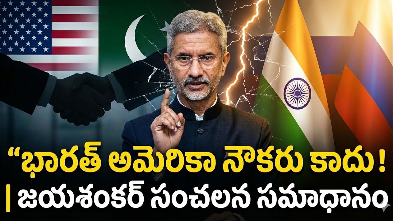 “US–Pakistan సరే… India–Russia తప్పా? | జయశంకర్ కఠిన హెచ్చరిక | Double Standards బహిర్గతం”
