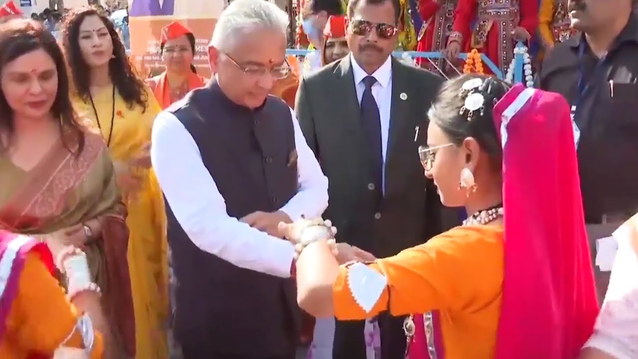 Accueil  chaleureux au Gujarat pour le couple Jugnauth