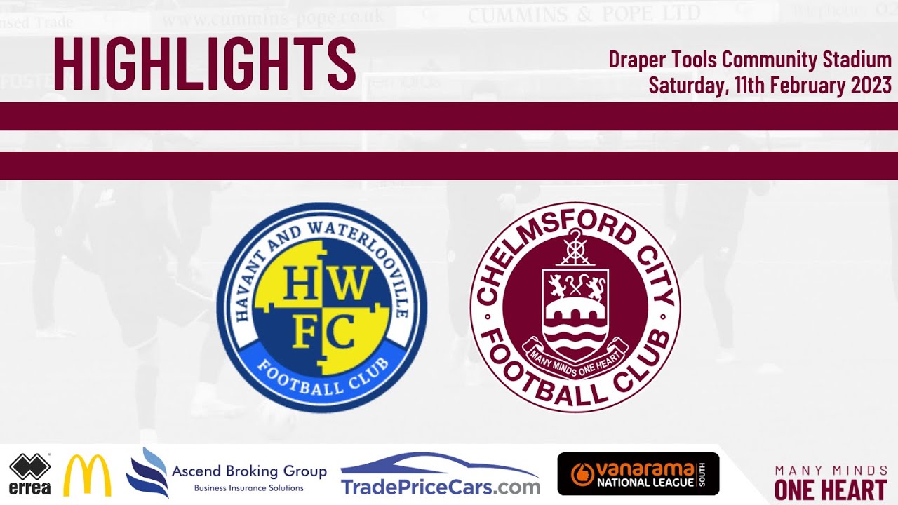 Highlights | Havant & Waterlooville (A) - Vanarama National League South
