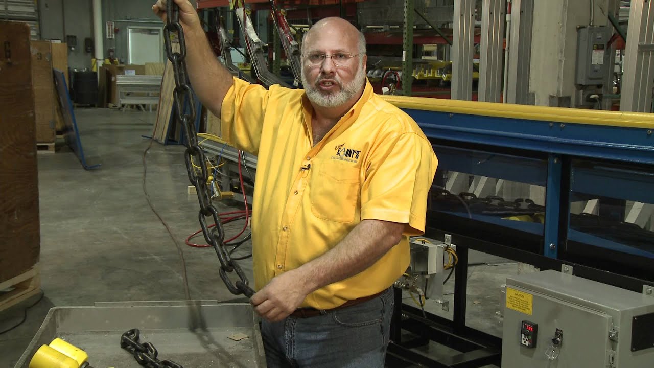SONNY'S Car Wash Equipment - Log Chain Over Under Conveyor