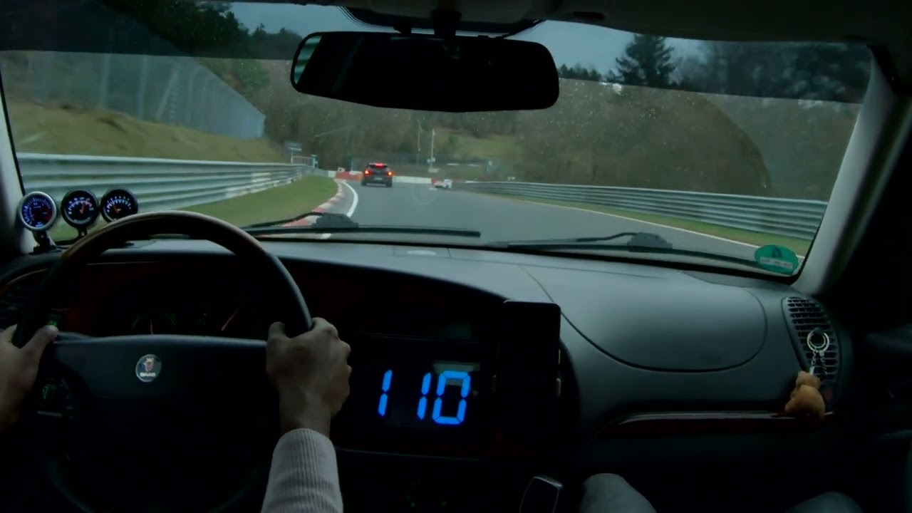 330 HP Saab 9-3 Nordschleife Lap 2 External Mic