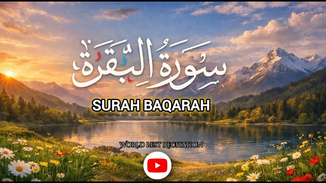 Surah Al-Baqarah  Full Recitation | Beautiful Arabic Tilawat | Heart Touching Quran Recitation