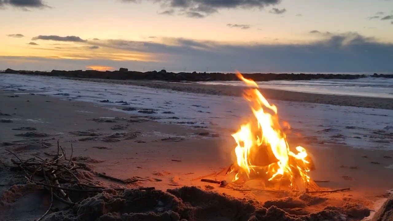 🔥❄🌊 Feuer Januar Meeresrauschen Meditation