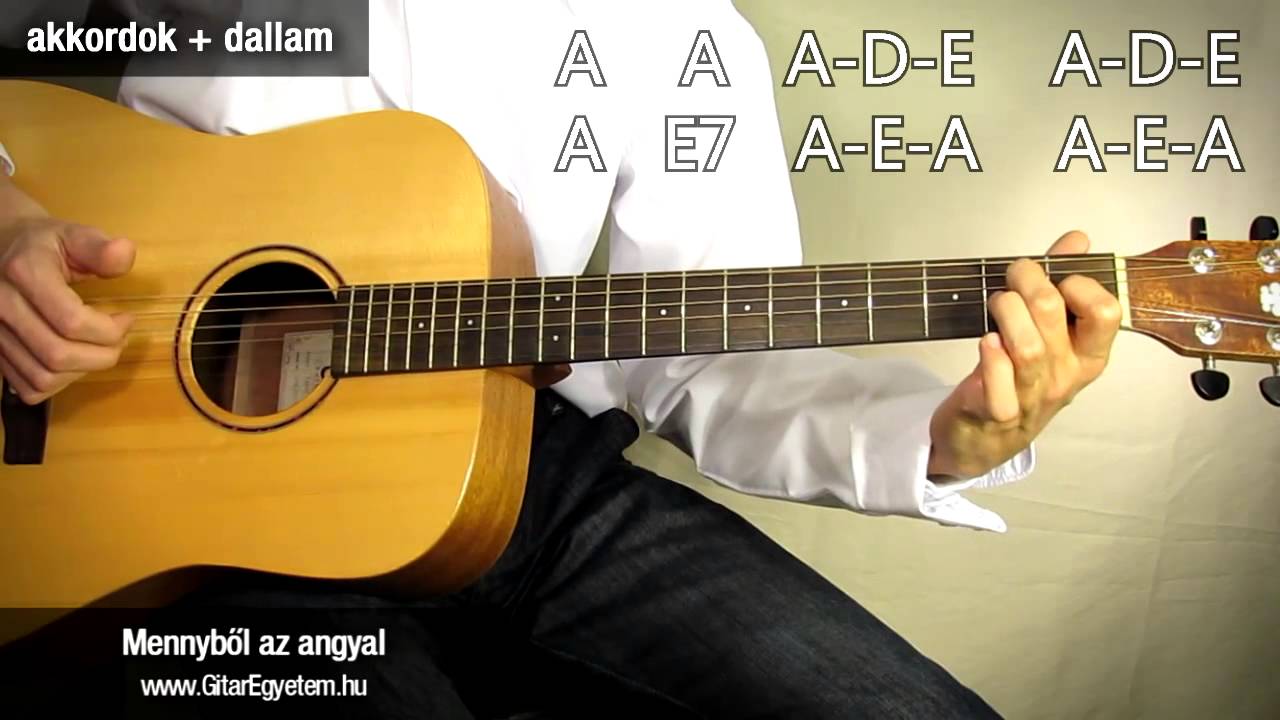 Mennyből Az Angyal Gitáron - Gitarozom.com