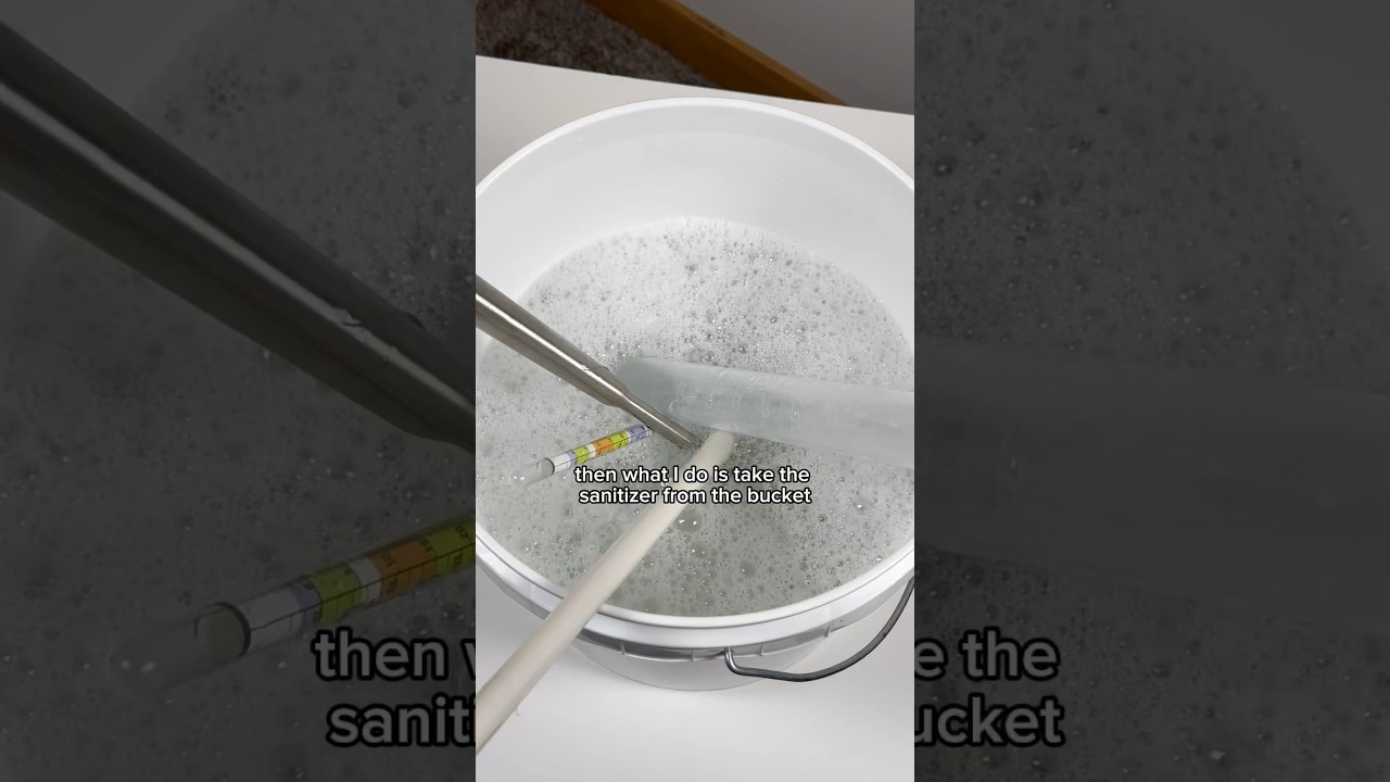 EASIEST WAY TO SANITIZE BREWING EQUIPMENT