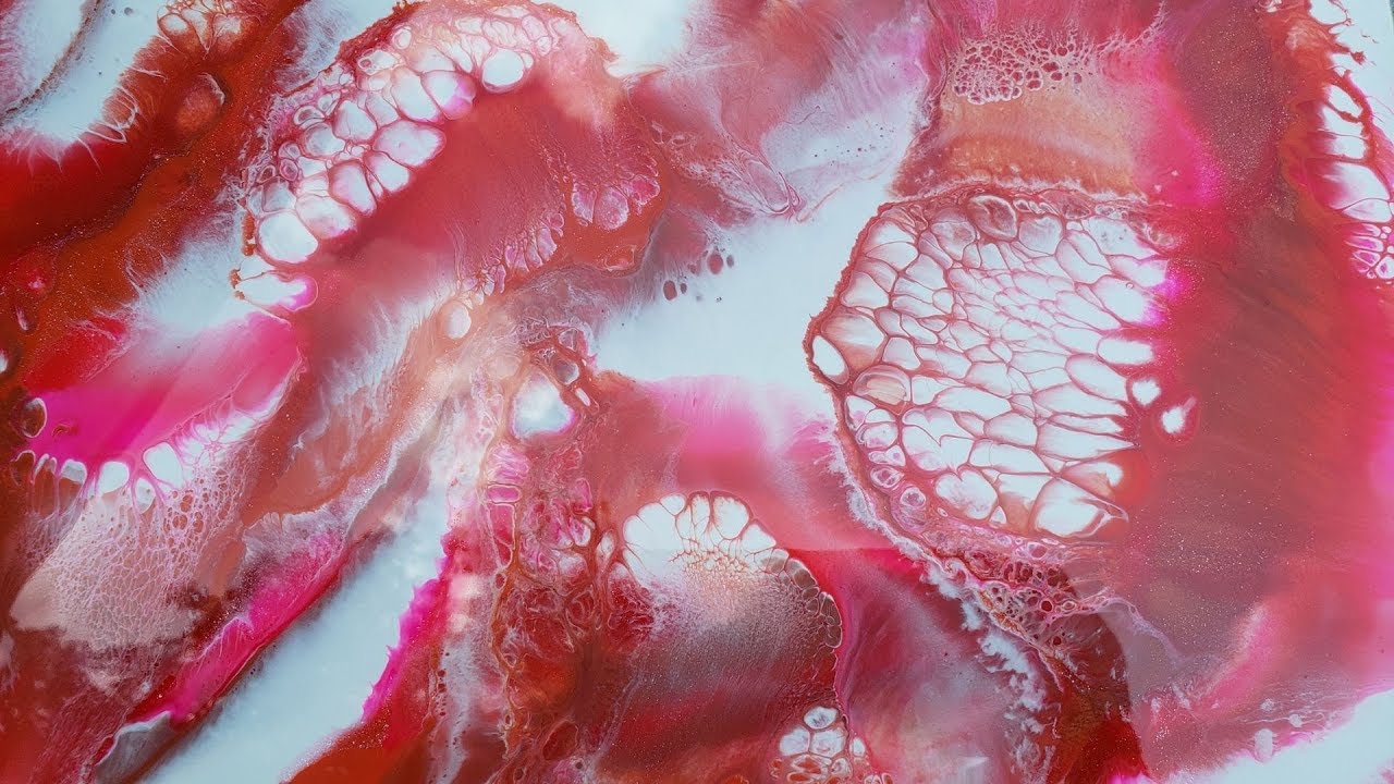 Resin Painting_Fluid Art_Resin_Great Cells Using New KS Resin (Free Shipping)