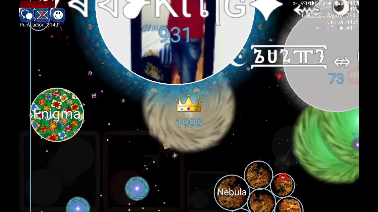 🎉🎉My Level 2000!!!😱🔴 Tricksplit😈🔴Arena 1v1😈🔴 Nebulous 🎊🎊