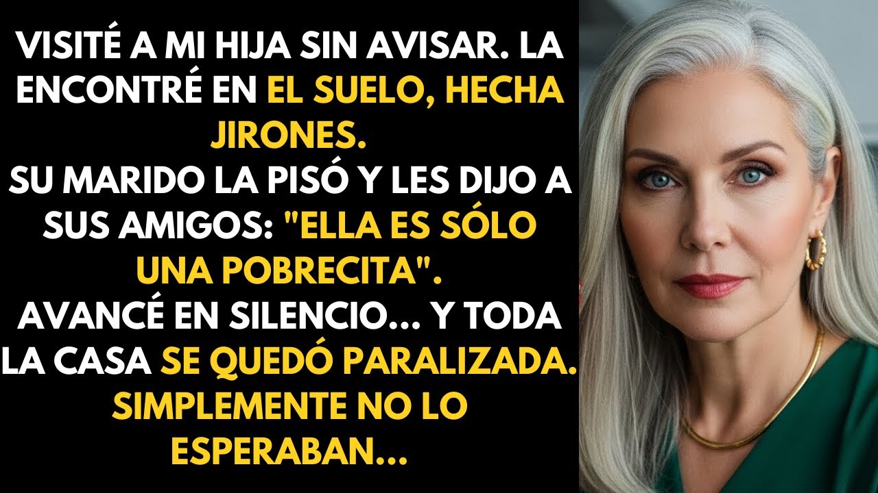 Llegué sin avisar y encontré a mi hija humillada en el suelo.