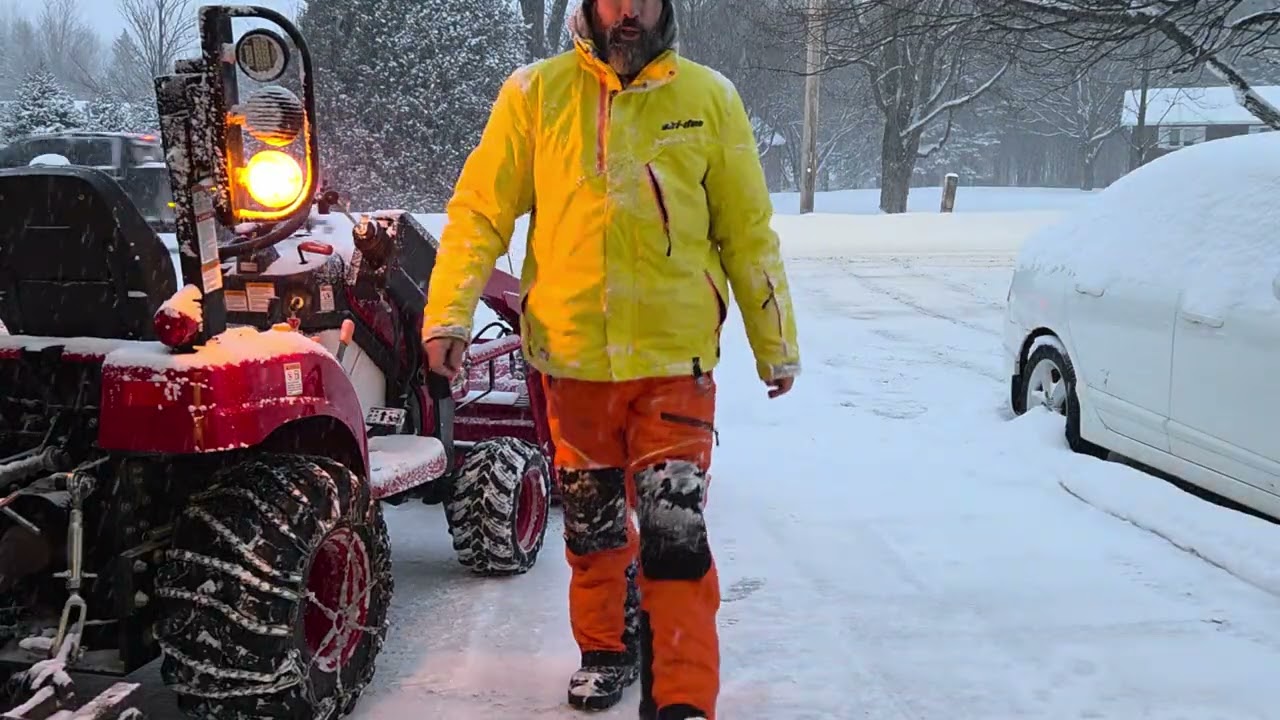 Fresh snow time to clean it up 