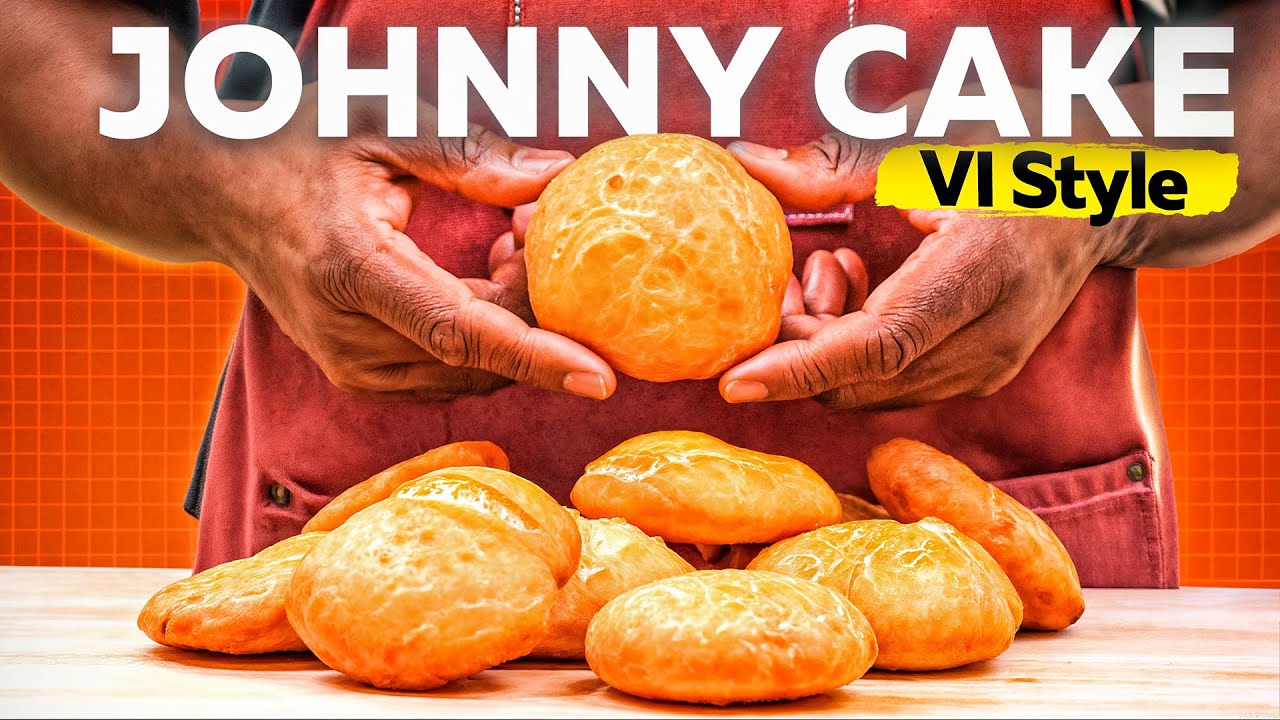 Authentic Virgin Islands Johnny Cake Recipe 🇻🇮 | Crispy Outside, Soft Inside!