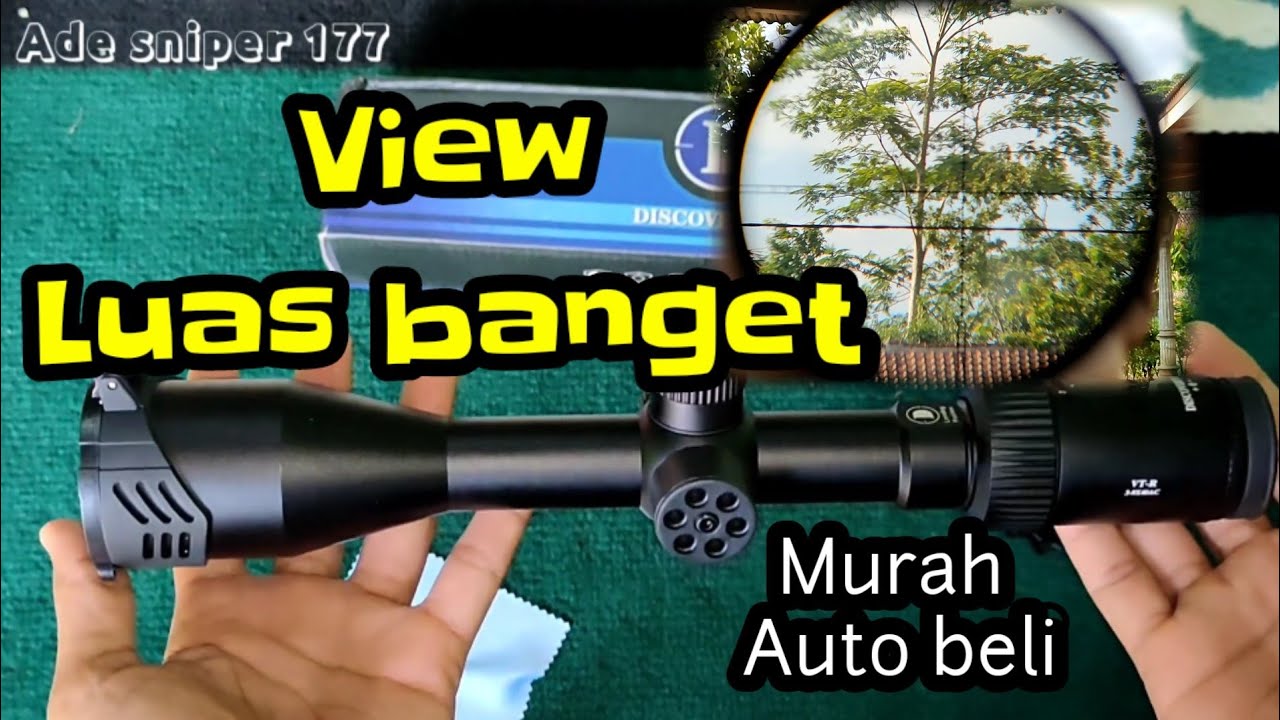 Unboxing Telescope Discovery vtr 3-9x40 AC | view Luas banget Mantap ‼️