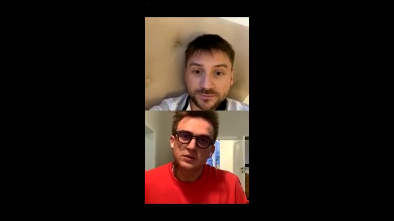 Sergey Lazarev & Vlad Topalov / Сергей Лазарев & Влад Топалов instagram live 17.04.2020