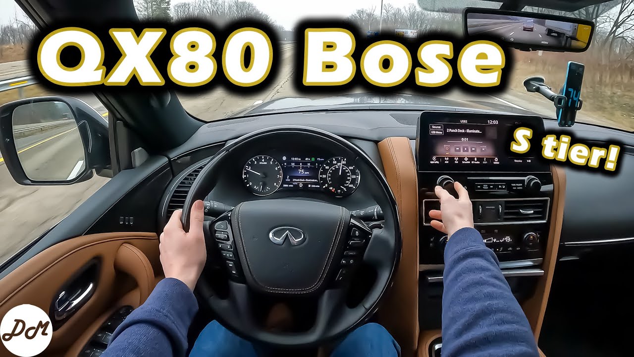Infiniti QX80 2023 года — обзор аудиосистемы Bose Performance с 17 динамиками