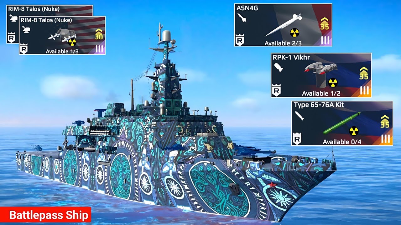 RF Vladimir Andreev With Powerful Nuclear Build ☢️ Modern Warships 
