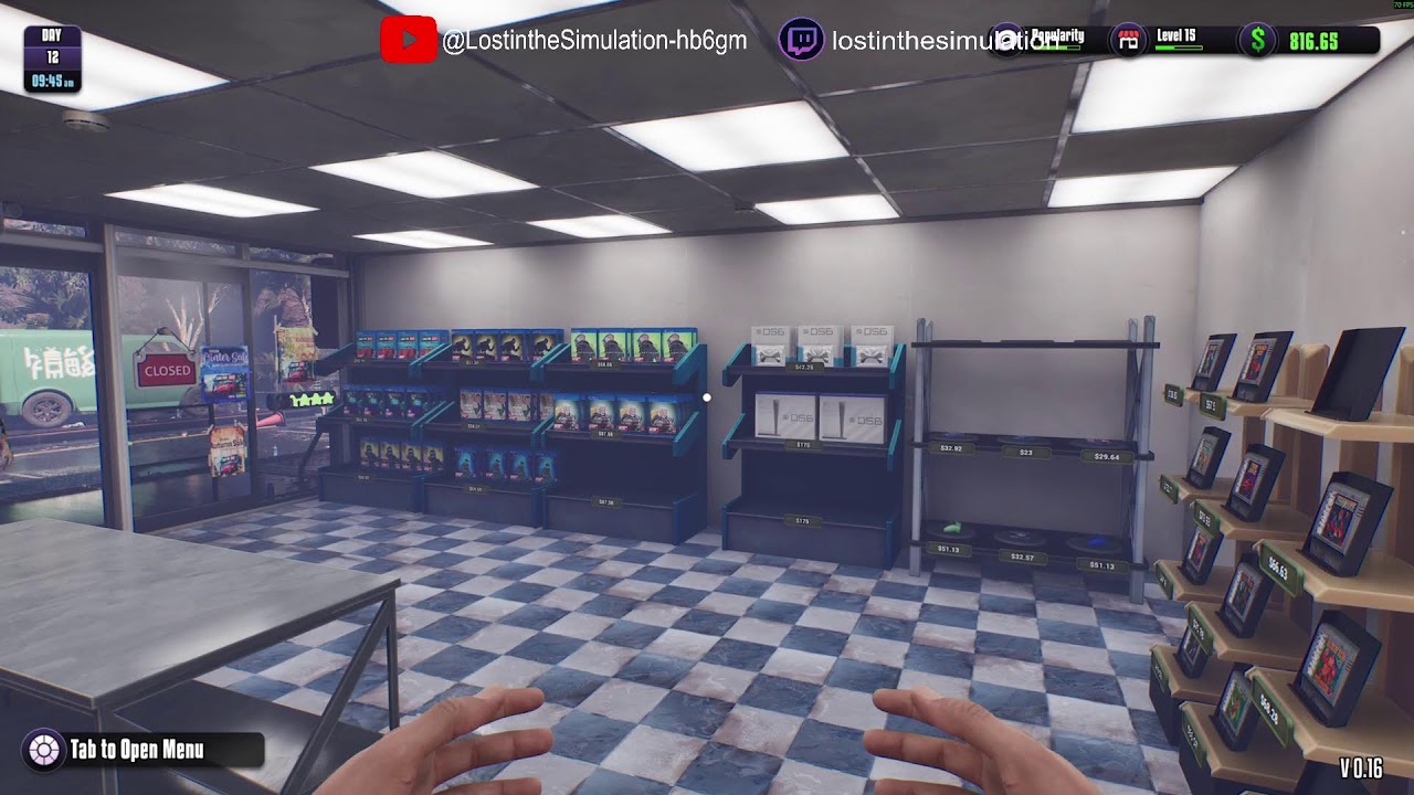 Gamer Stop Simulator Prologue