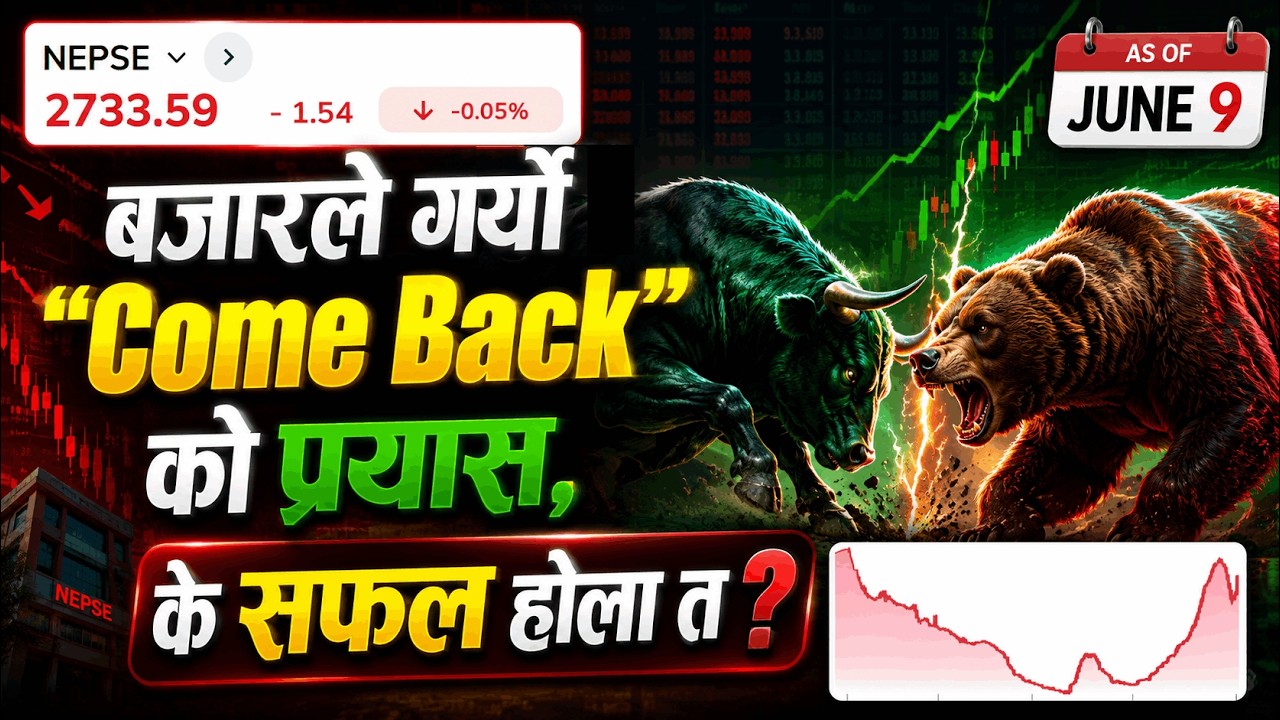 Nepse Update | June 9 | Stock Market Analysis by Ram Hari Nepal