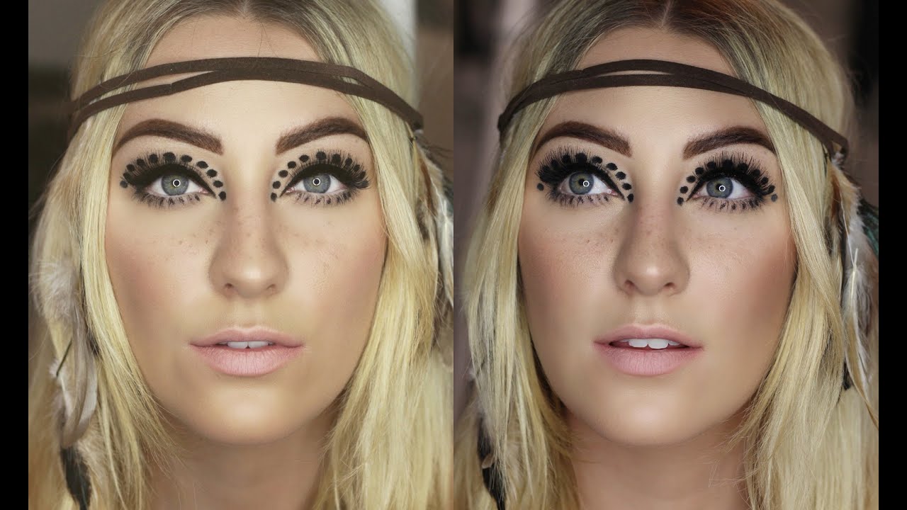 WOODSTOCK INSPIRED/COACHELLA FESTIVAL 2016 | Makeup Tutorial | GLAMNANNE + MIKAYLA HAWKINSON