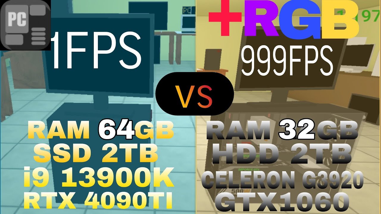 КРАСОТА против ПРОИЗВОДИТЕЛЬНОСТИ|PC simulator