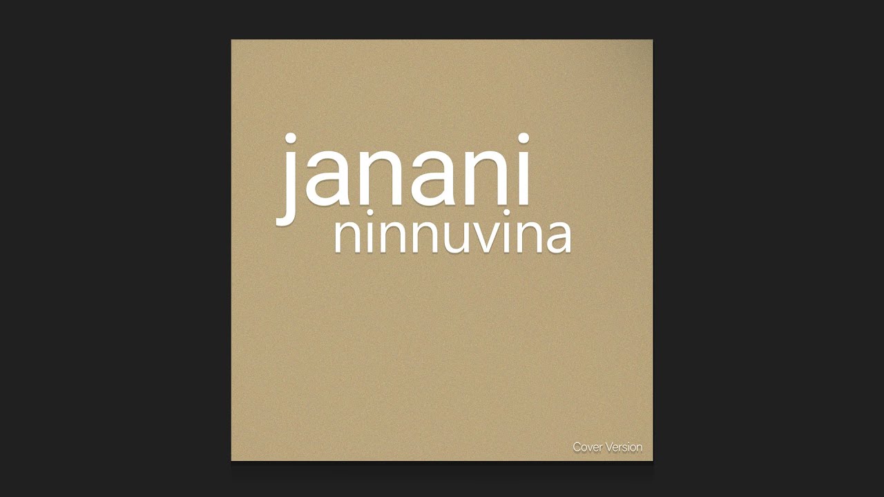 Janani Ninnuvina Acoustic Cover | Devika Hemanth | Visal Devdas