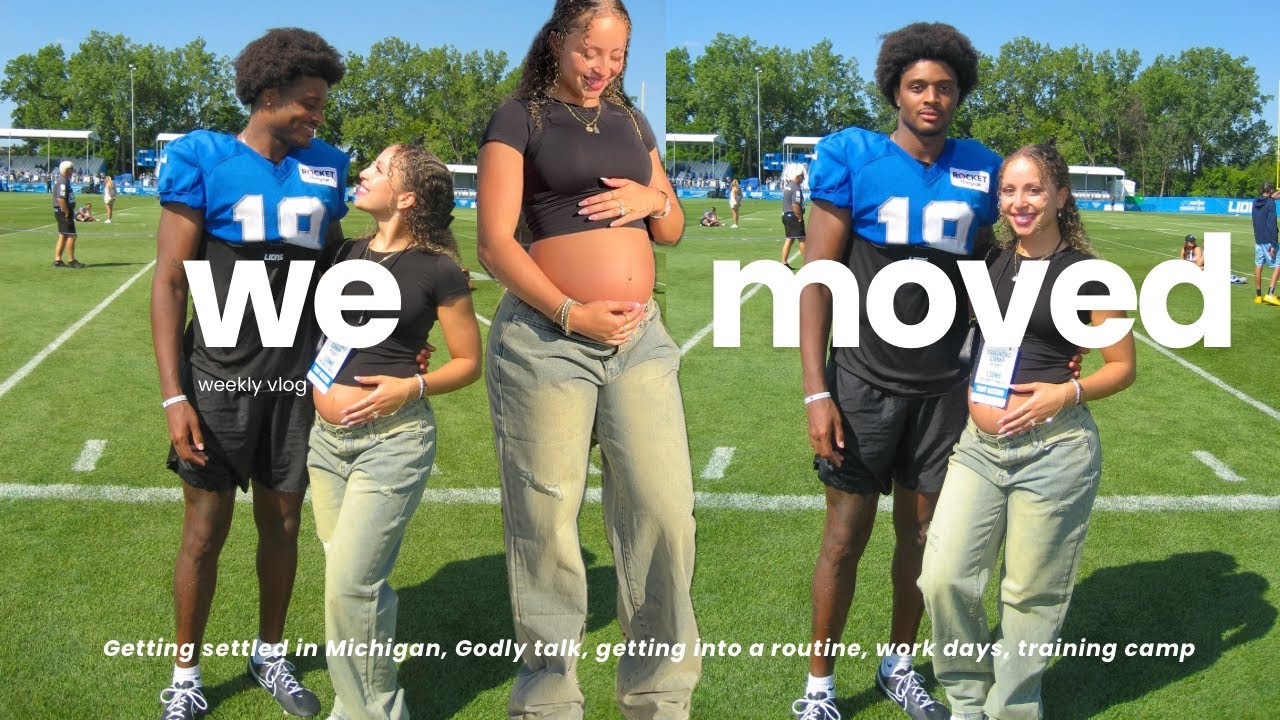WE MOVED!! | baby shopping | lions training camp | getting back into a routine | Godly talk